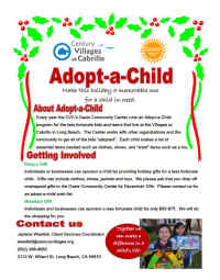 Adopt-a-Child Flyer, No Link Attached