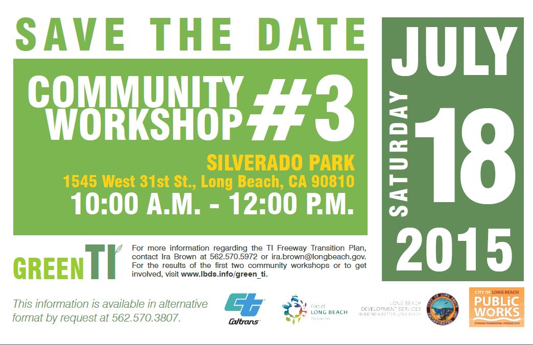 Green TI Community Workshop #3 Flyer